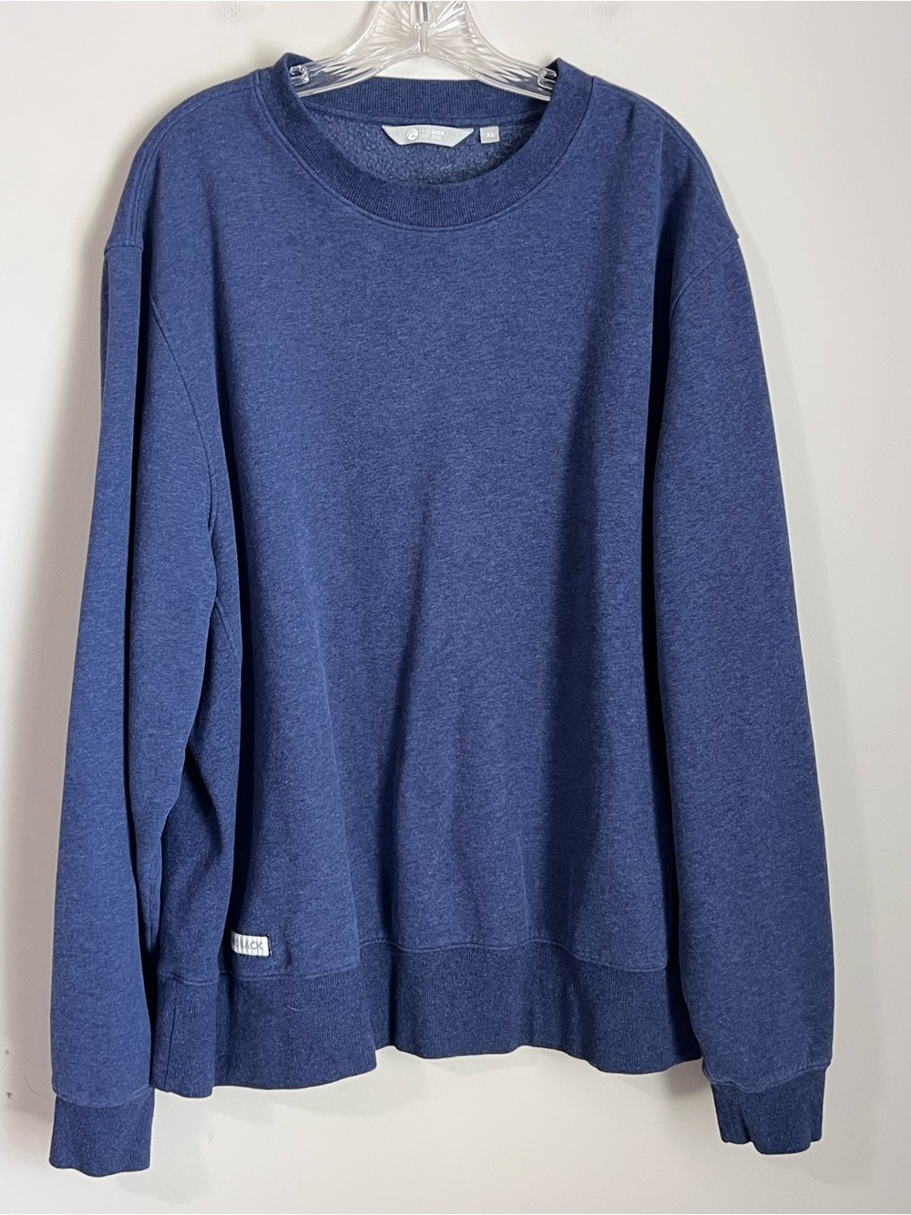 Rhoback Mens Performance Crewneck Sweatshirt Pullover Blue Size XL